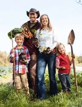 Farmer meeting on February 28, 2018 at Park Farming, Meridian, CA at which innovative reduced disturbance organic vegetable production systems were discussed and at which the Kaisers were recognized as CASI's 2017 Farmer Innovators