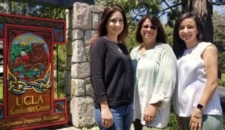 From left, Christine Davidson, Shirley Salado and Emma Sandoval participated in the 2018 MSAP.