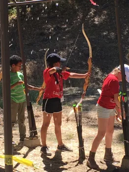 Archery camp area