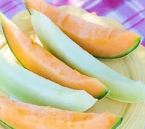 Honeydew and cantaloupe