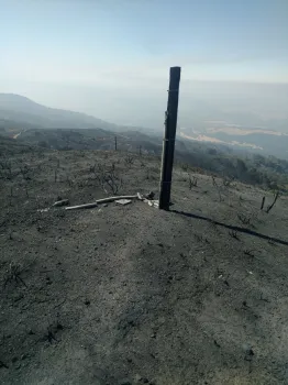 Melted weather station