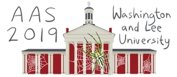 What's a logo without spiders? This was the logo of the American Arachnological Society meeting.