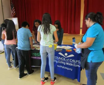 Healthy Snack Day table