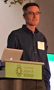 Neal Williams was inducted Oct. 15 as a Fellow of the California Academy of Sciences. (Photo by James R. Carey)