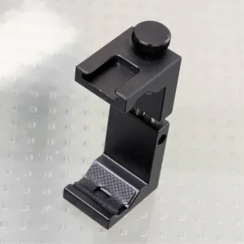 Phone mounting bracket. Photo by D. Blakey.