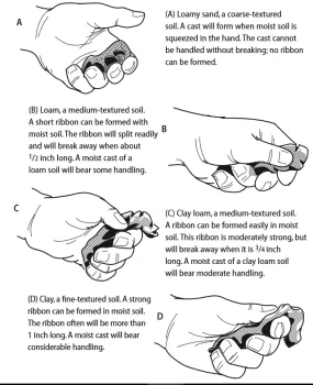 feel test for soil water holding capacity