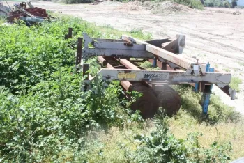 This equipment yard was a good location for malva to survive and bridge INSV over the winter.