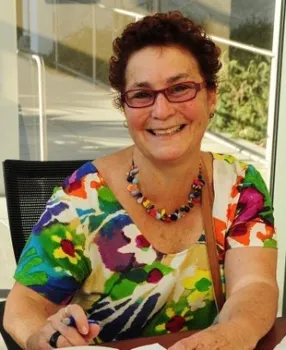 Amina Harris, director of the Honey and Pollination Center. (Photo by Kathy Keatley Garvey)