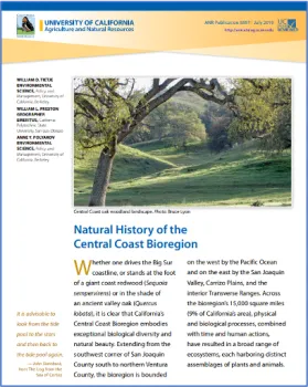 Natural History of the Central Coast Bioregion