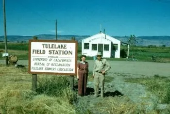 Hoyle and wife True at Intermountain REC in 1947.