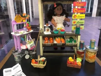 American Girl Victory Garden Event Display