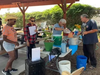 Tim at Rialto Community Garden