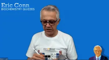 UC Davis Distinguished Professor Walter Leal organizing the Eric Conn Biochemistry Quizzes. (Screen shot)