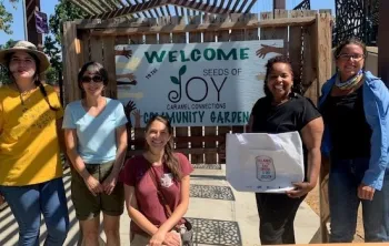 seeds of joy community garden in ontario california