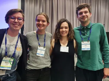 Champions! The UC Davis Entomology Games Team is comprised of (from left) Madison Hendrick, Jill Oberski, Erin 