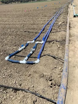 Photo 2. Manifolds to inject Kerb