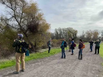 Altacal field trip in autumn to Gray Lodge, Dann Sargent