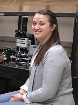 Amber Crowley-Gall, USDA-NIFA postdoctoral fellow in Rachel Vannette lab, UC Davis.