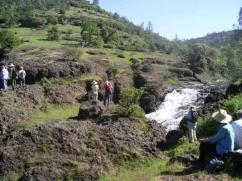 Falls at Mud Creek above Richardson Spring, Cindy Weiner.