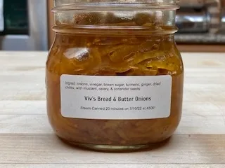 Bread & Butter Onions Final Product