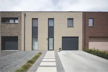 building and pavement