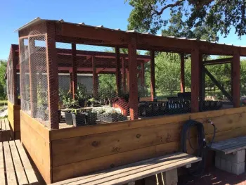 Potting Sheds at the MG Demo Garden, Laura Kling