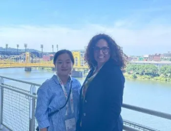 Sejin and Alda at Conference