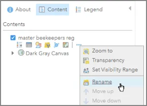 Give the layer a good name, like 'Attendees'