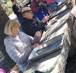 Nancy and Gary Mannon at Lavendar Farm