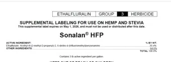 Sonalan suppl label