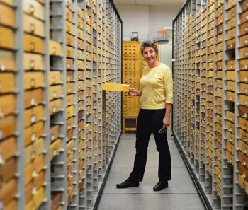 Lynn Kimsey, director of the Bohart Museum of Entomology (Photo by Kathy Keatley Garvey)