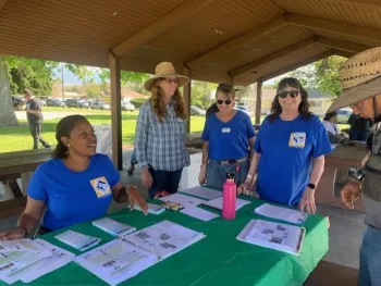 TFTST San Bernardino MGs signing in a tree recipeint in San Bernardino