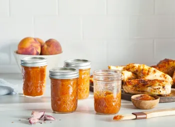 Peach BBQ sauce