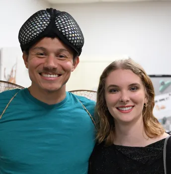 UC Davis doctoral students Christofer Brothers and Emma