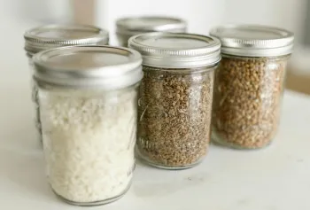 Store staples in glass or hard plastic containers to reduce the likelihood of finding pantry pests. (Photo: Pexels)