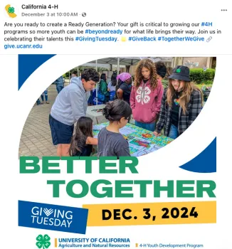 Five young people gather around a table.