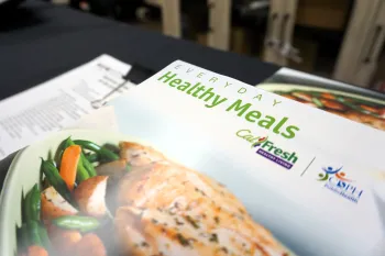 A booklet of recipes for healthy meals