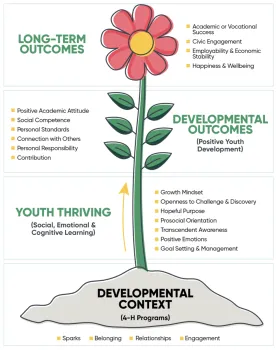 4-H Thrive Model of Positive Youth Development