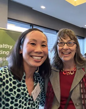 Lauren Au at left with Lorrene Ritchie