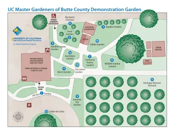 Demo Garden map