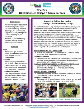 FFY24 County Profile: CFHL, UC SLO/SB