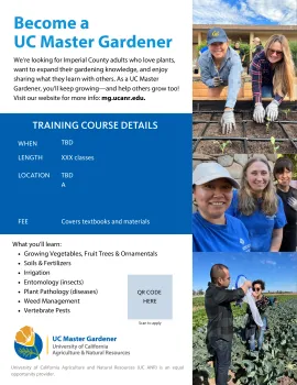 Become a Master Gardener Flyer