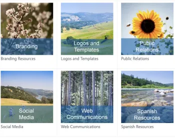 Snapshot of UC ANR Communications Toolkit webpage