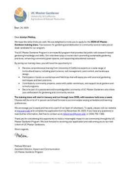 Recruitment Letter Image