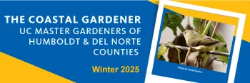 The Coastal Gardener newsletter header, Winter 2026