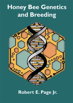 Cover of the book, "Honey Bee Genetics and Breeding." Author is Robert E. Page Jr.