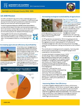 The El Dorado County Spotlight complete text can be accessed by clicking the image or the link to open the file.
