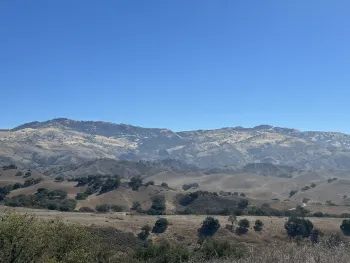 View of Figueroa Mountain in Santa Barbara County.