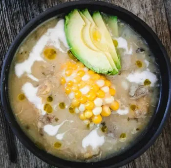Ajiaco- Colombian dish