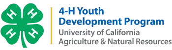 California 4-H Logo with Clover